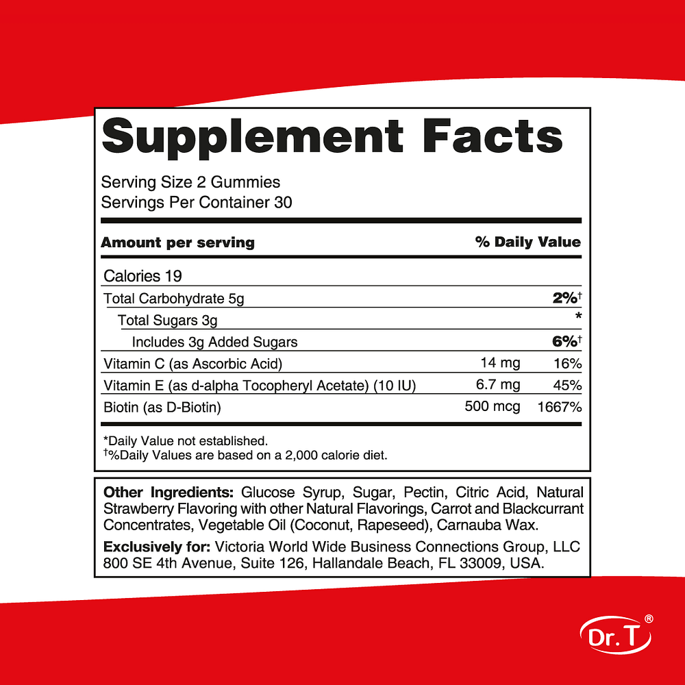 VictaGummies Hair, Nails & Skin – Beauty Support - Image 2