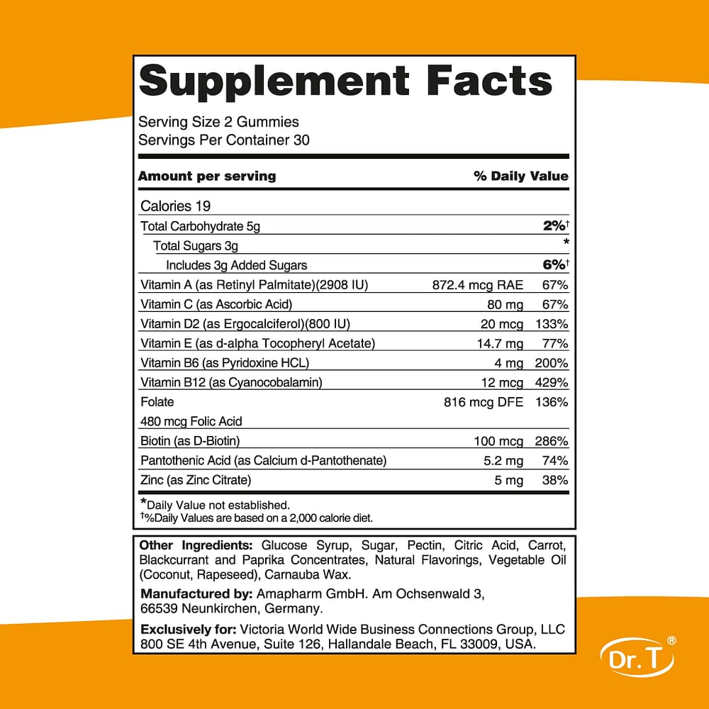 VictaGummies Prenatal Multivitamin – Mom & Baby Care - Image 2