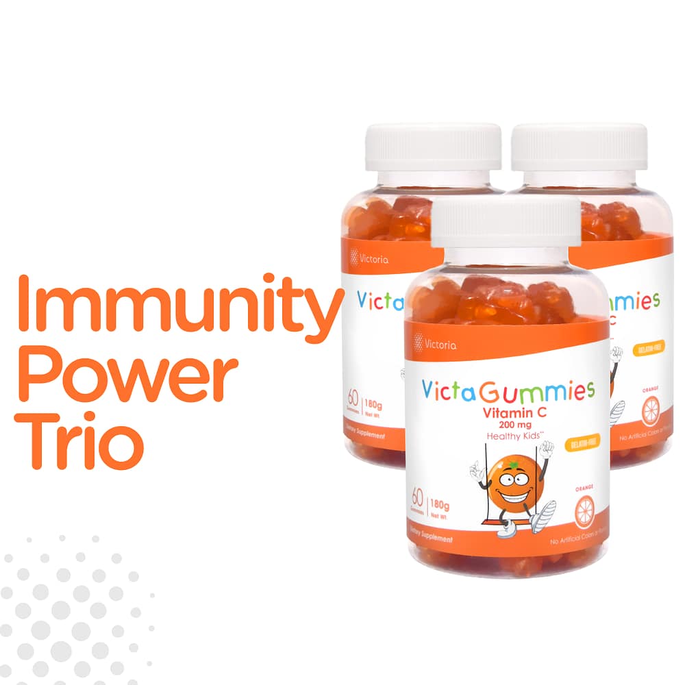 VictaGummies Vitamin C x3 – Immunity Power Trio