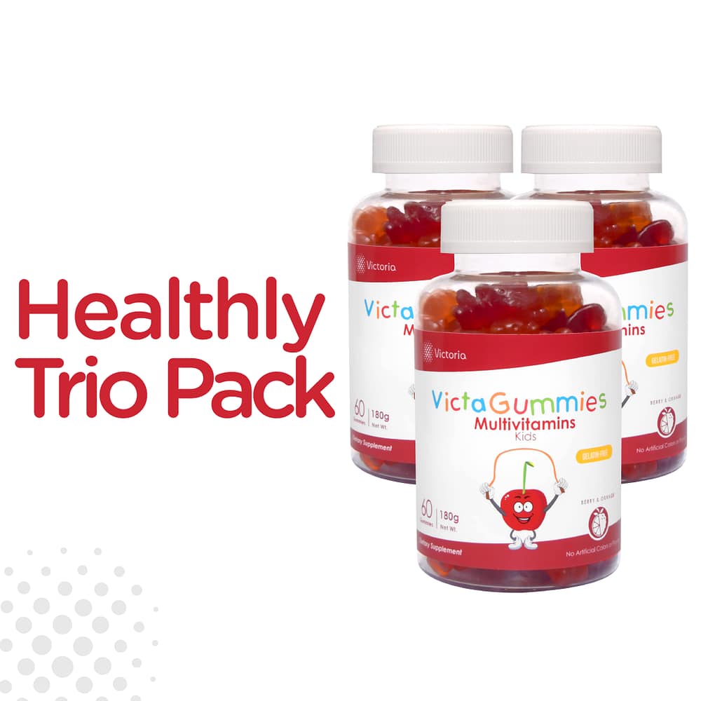 VictaGummies Kids Multivitamin x3 – Healthy Trio Pack