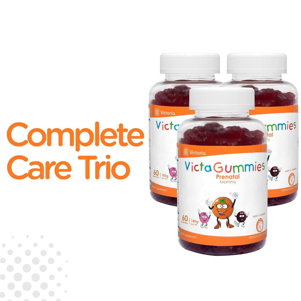 VictaGummies Prenatal x3 – Complete Care Trio