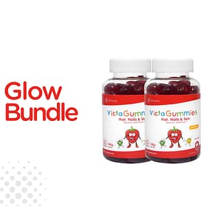 VictaGummies Hair, Nails & Skin x2 – Glow Bundle